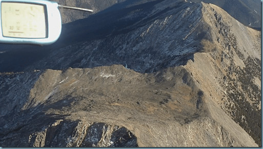 Cliffs with Glider top right